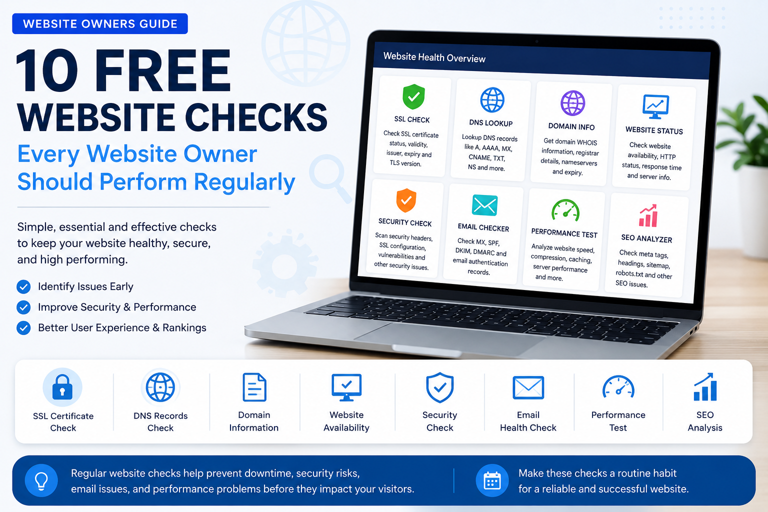 10 Free Website Checks Every Website Owner Should Perform Regularly